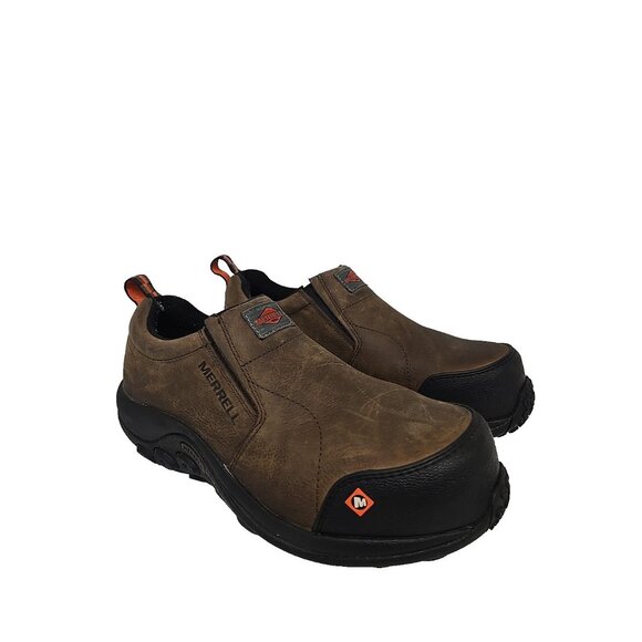 Merrell Men's Jungle Moc LTR CT CSA Work Shoes J003345W Brown Size 10W - Picture 1 of 8